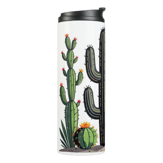 Cacti Thermosbeker (Gedraaid links)