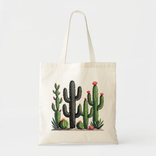 Cacti Tote Bag (Voorkant)