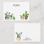 Cacti Visitekaartje (Voorkant / Achterkant)