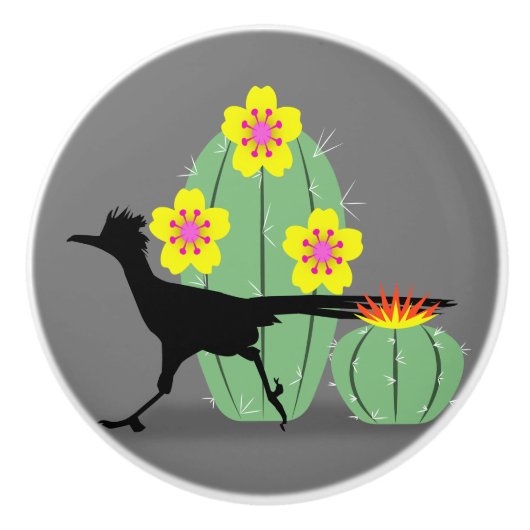 Cacti's en wegwerpmachines keramische knop (Voorkant)