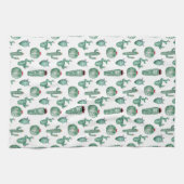 Cactus All Over Print Kitchen Towel,  Theedoek (Horizontaal)