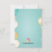 Cactus Anniversaire Joyeux : Carte Anniversaire (Dos)