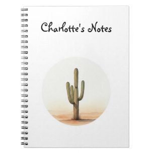Cactus aquarel notitieboek
