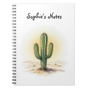 Cactus aquarel notitieboek