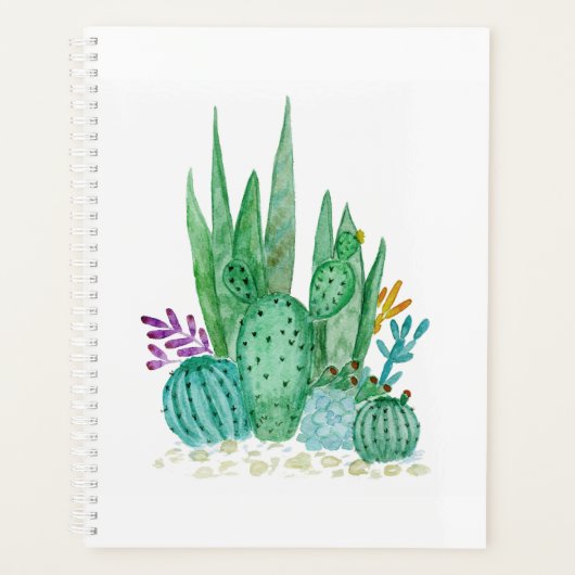 Cactus, aquarelle (Devant)