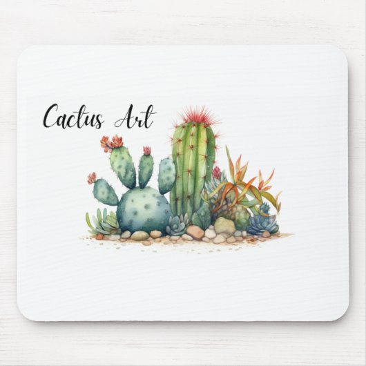 Cactus Art Muismat (Voorkant)