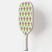 Cactus Art Sombrero Pet Eyes Fun Green Pickleball Paddle (Links)