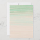 Cactus baby shower uitnodiging succulent (Achterkant)