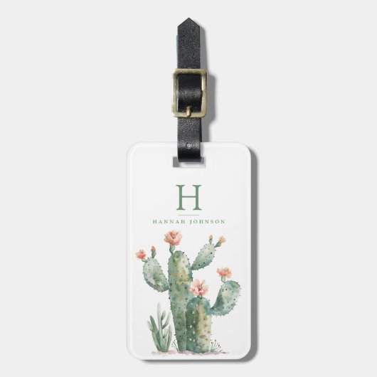 Cactus bagage labels (Voorkant verticaal)