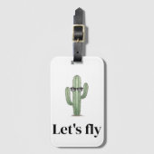 Cactus Bagagelabel (Voorkant (verticaal))