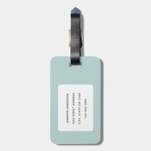 Cactus Bagagelabels (Achterkant verticaal)