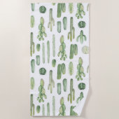 Cactus Beach Towel Strandlaken (Voorkant)