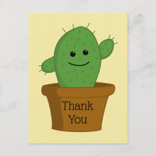 Cactus Bedankt Briefkaart