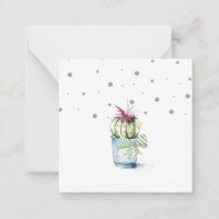 Cactus Bedankt Kaarten Mini