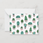 Cactus Bewegende Aankondiging Planten (Achterkant)