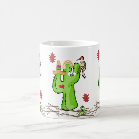 Cactus Bird Nature Mug (Centre)