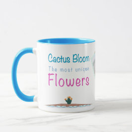 Cactus bloeit de meest unieke bloemen mok