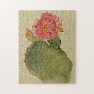 Cactus Bloem Aquarel Margaret Armstrong Bloem Legpuzzel
