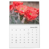 Cactus bloemen kalender (Jan 2026)
