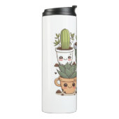 Cactus Bloemist Funny Succulent Lover Potted Plant Thermosbeker (Gedraaid links)