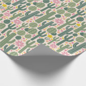 Cactus Bloom Bliss Cadeaupapier (Hoek)