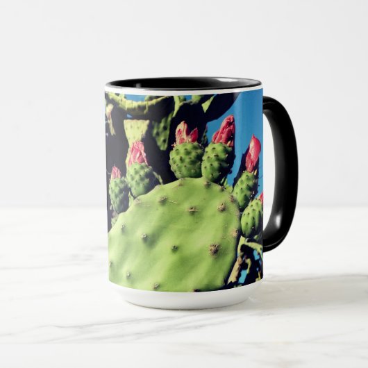 Cactus Bloom, Saguaro Photography Mok (Voorkant rechts)