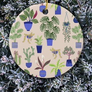 Cactus Blush Pink Keramisch Ornament