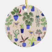 Cactus Blush Pink Keramisch Ornament (Voorkant)