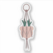 Cactus Botanical Hanging House Planten Greenery Sticker (Voorkant)