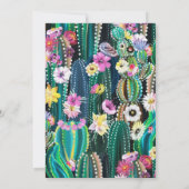 Cactus Botanique+Florales I Invitation (Dos)