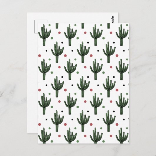Cactus Briefkaart (Voorkant / Achterkant)