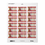 Cactus Bruidstaart Etiket (Full Sheet)