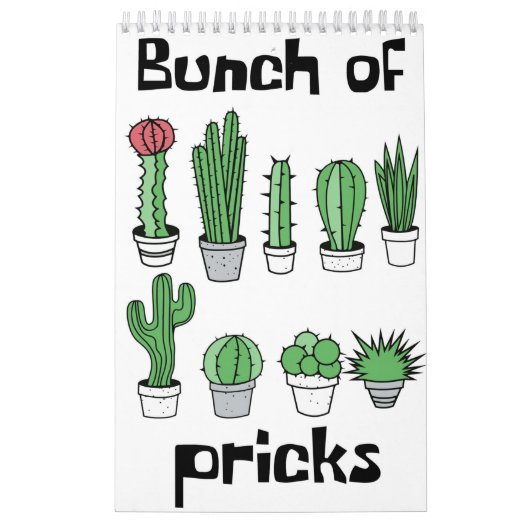Cactus bunch of ricks kalender (Hoes)