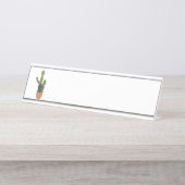 Cactus Bureau Naambordje (Voorkant)