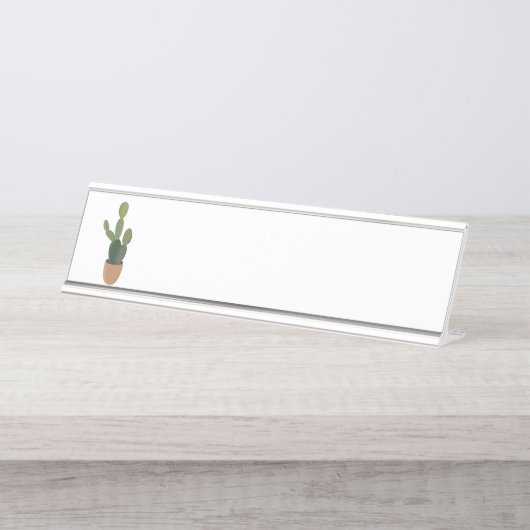 Cactus Bureau Naambordje (Voorkant)