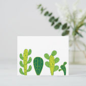 Cactus Cacti Plant Briefkaart (Staand voorkant)