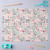 Cactus Cacti roze Munt Succulents Tissuepapier (Craft)