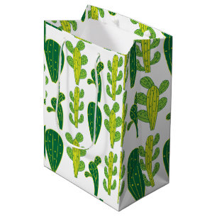 Cactus Cactussen Succulenten Patroon Medium Cadeauzakje