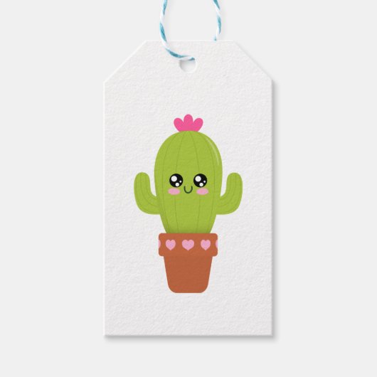 Cactus Cadeaulabel (Voorkant)