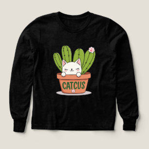 Cactus Chat Mignon Illustration Kawaii Cactus