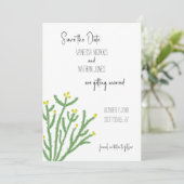Cactus Cholla Fleur Jaune Enregistrer La Carte Dat (Debout devant)