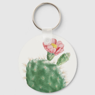 Cactus Cochenillifer, Antieke Illustratie, 1799 Sleutelhanger