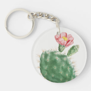 Cactus Cochenillifer, Antieke Illustratie, 1799 Sleutelhanger