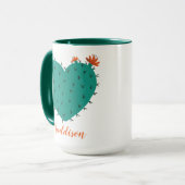 Cactus Coeur Café Mug (Devant gauche)