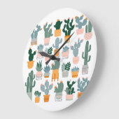 Cactus Collectie in potten Design Grote Klok (Hoek)