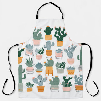 Cactus Collectie in potten Design Schort