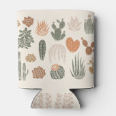 Cactus collectie, silhouetten, sappig blikjeskoeler (Achterkant)