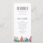 Cactus colorés | Thème Désert | Programme de maria (Devant / Derrière)