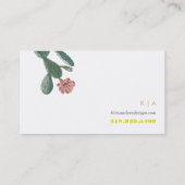  Cactus Colour Block Visitekaartjes (Achterkant)