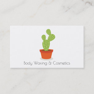 Cactus Cosmétics and waxy Beauty Carte de visite